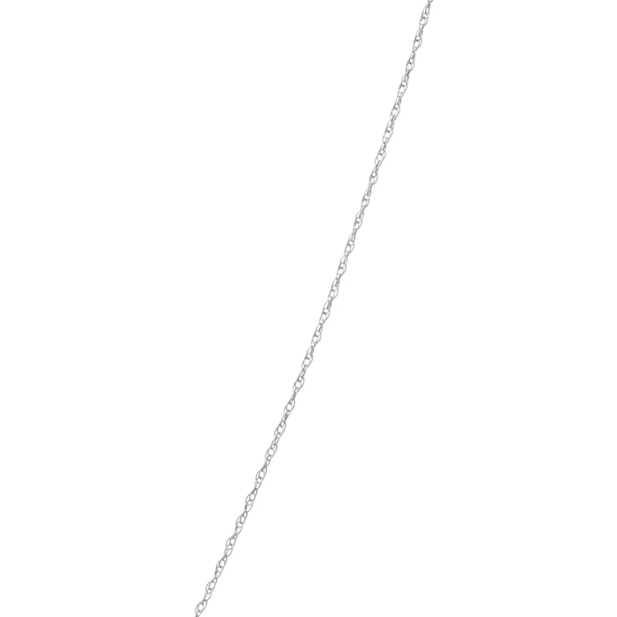 Pear Shaped Pendant with Round Diamonds, ⅓ Total Carat Weight, 14K White Gold Outlet