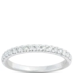 Pear Shape Halo and Round Diamond Bridal Set, 14K White Gold Outlet
