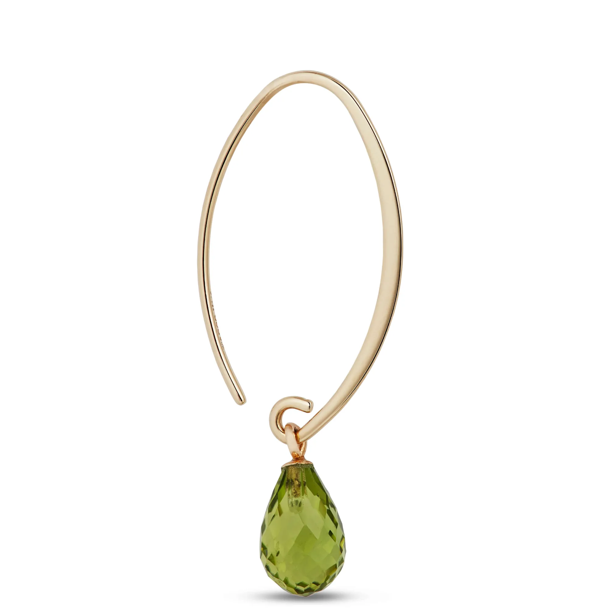 Peridot Drop Earrings 14K Best
