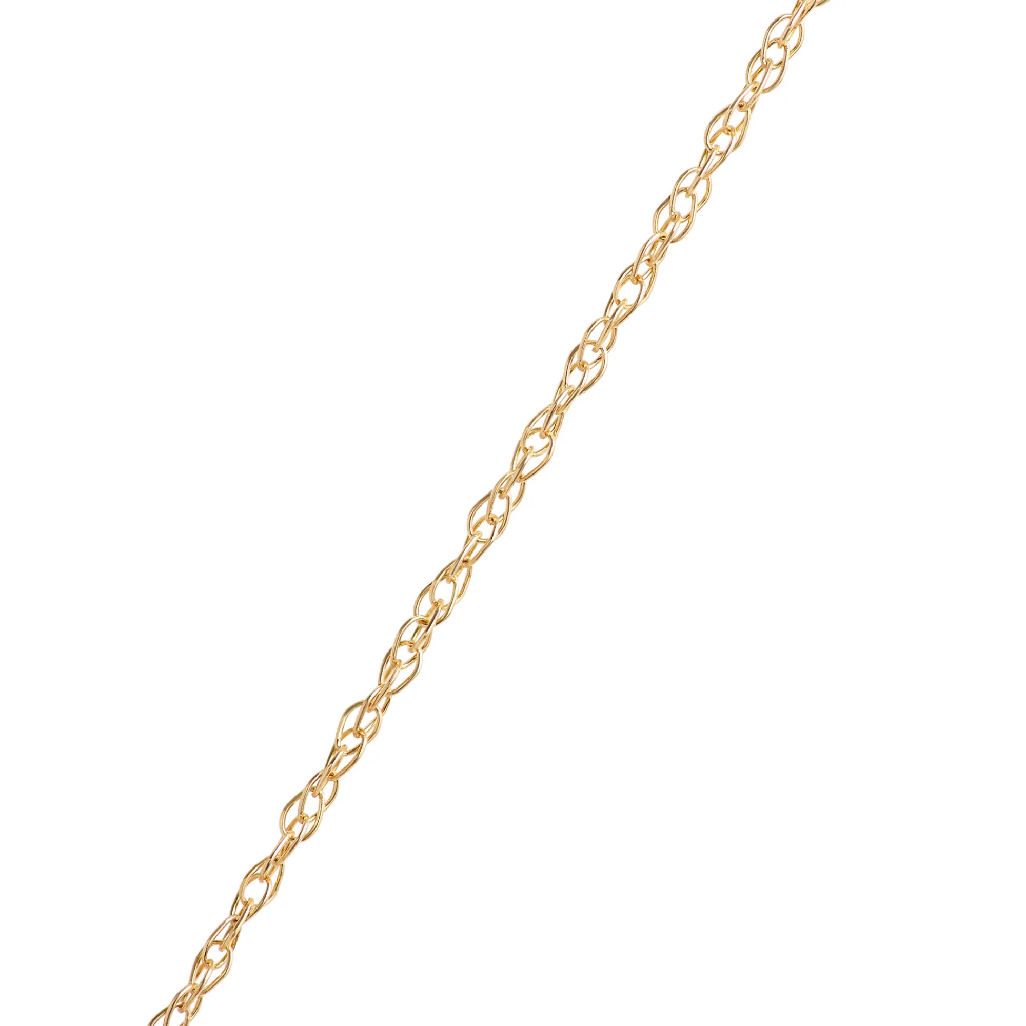 Peridot Pendant Necklace, 0.07 Carat Weight, 14K Yellow Gold
