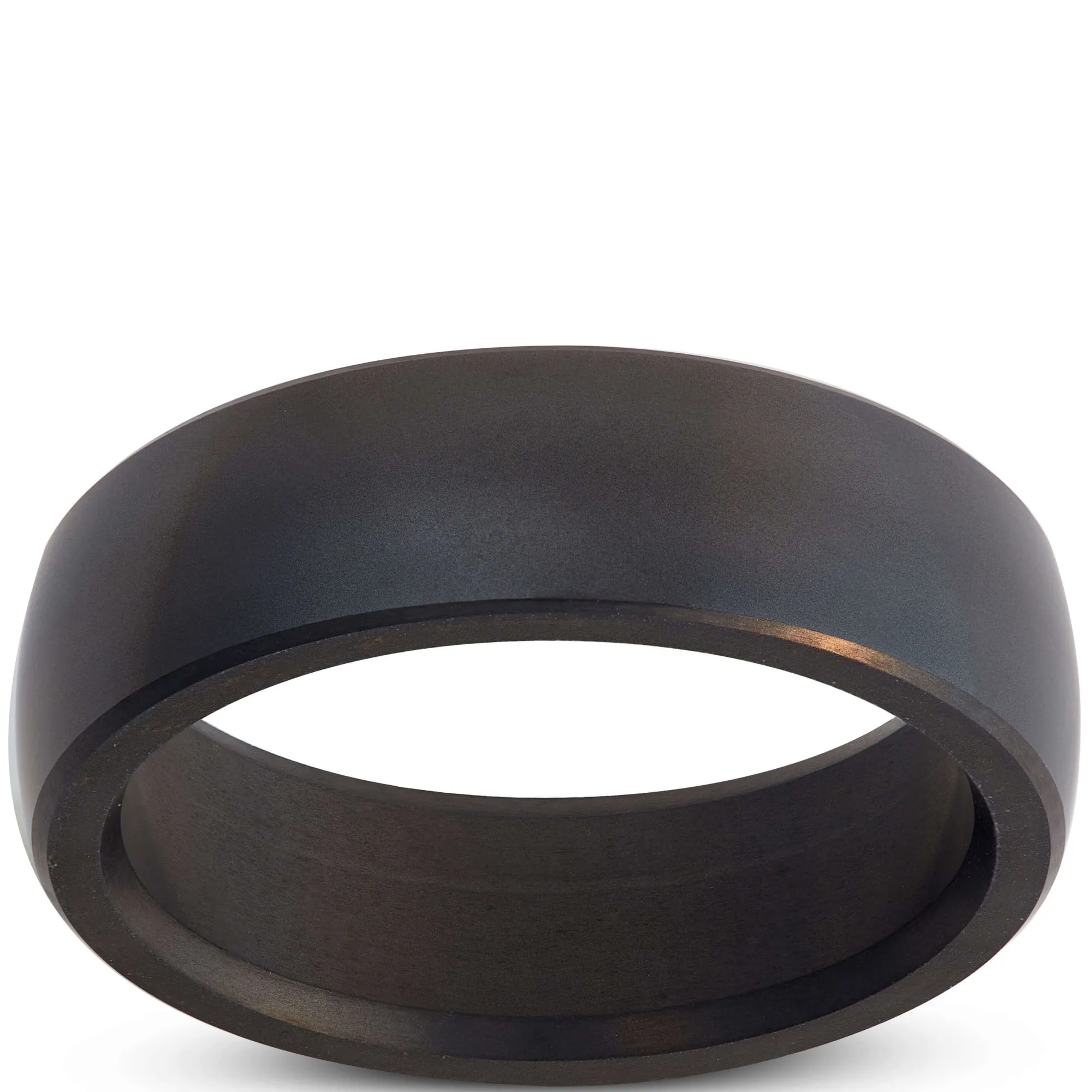 Polish Dome Black Diamond Polycrystalline Band, 7mm Discount