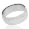 Polished Rounded Comfort Fit 8mm Band in Platinum New