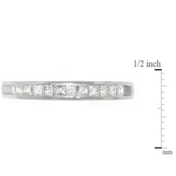 Princess Cut Diamond Band 1/3 cttw Clearance
