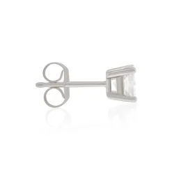 Princess Cut Diamond Solitaire Stud Earrings 14K, 3/4 ctw. Online