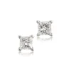 Princess Cut Diamond Studs, ½ Carat Total Weight, in 14K White Gold Best