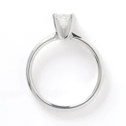 Ikuma Princess Cut Solitaire Diamond Engagement Ring, 14K White Gold Outlet