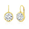 Rahaminov Bezel Set Diamond Drop Earrings, 18K Yellow Gold Best