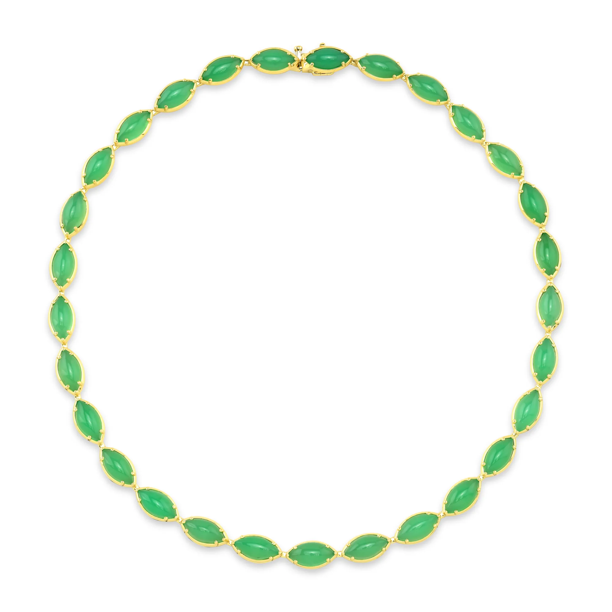 Rahaminov Chrysoprase Bracelet, 18K Yellow Gold Online