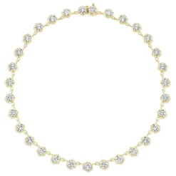 Rahaminov Diamond Choker Necklace, 18K Yellow Gold Best