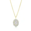 Rahaminov Oval and Round Diamonds Necklace, 18K Yellow Gold Hot