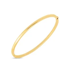 Roberto Coin Designer Gold Oval Bangle 18K Sale