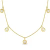 Roberto Coin Diamonds by the Inch 5-Station Diamond Necklace 18K