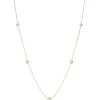 Roberto Coin Diamonds by the Inch 7-Station Diamond Necklace 18K Hot