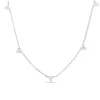 Roberto Coin Diamonds By The Inch 5 Station Flower Necklace 18K White Gold, 17" Sale