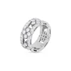 Roberto Coin 18K White Gold Love In Verona Diamond Open Frame Pave Ring Sale
