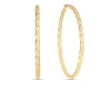 Roberto Coin 18k Yellow Designer Gold Large Twisted Hoop Earrings Online