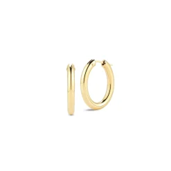Roberto Coin 18k Yellow Designer Gold Large Oval The Perfect Hoop® Earrings Clearance