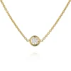 Roberto Coin 18K Yellow Gold Diamonds By The Inch Single Station Necklace Hot
