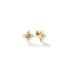 Roberto Coin 18K Yellow Gold Love In Verona Small Diamond And Enamel Flower Stud Earrings Clearance