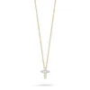 Roberto Coin 18K Yellow Gold Tiny Treasures Diamond Baby Cross Necklace