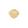 Roberto Coin 18K Yellow Gold Venetian Medallions Medium Reversible Ring New