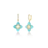 Roberto Coin 18K Yellow Gold Venetian Princess Cabochon Flower Dangle Earrings Discount