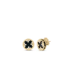 Roberto Coin 18K Yellow Gold Venetian Medallions Small Stud Earrings