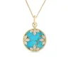 Roberto Coin 18K Yellow Gold Venetian Medallions Large Pendant Necklace Outlet