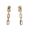 Roberto Coin 3 Link Navarra Drop Earrings 18K Yellow Gold, Sale