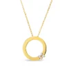 Roberto Coin Love In Verona Diamond Circle Of Life Necklace 18K Online
