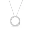 Roberto Coin Love In Verona Diamond Circle Of Life Necklace 18K Sale