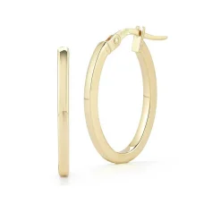 Roberto Coin Perfect Gold Hoop Earrings 18K Discount