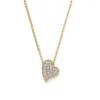 Roberto Coin Princess Diamond Heart Necklace 18K Clearance