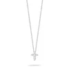 Roberto Coin Tiny Treasures Diamond Baby Cross Necklace 18K