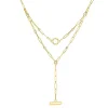 Roberto Coin Venetian Princess Layered Diamond Necklace 18K Yellow Gold, 16 Inches Hot