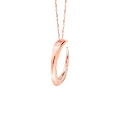 Rose Gold HOPECIRCLE Diamond Pendant 14K, 1/5 ctw. Clearance
