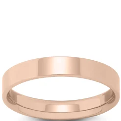 Rose Gold Polished Pipe Comfort Fit 4mm Band 14K Online