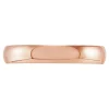 Rose Gold Polished Rounded Comfort Fit 4mm Band 18K Online