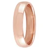 Rose Gold Polished Rounded Comfort Fit 5mm Band 14K Online