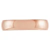 Rose Gold Polished Rounded Comfort Fit 5mm Band 18K Sale