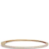 Round Diamond Bangle, 14K Yellow Gold Sale