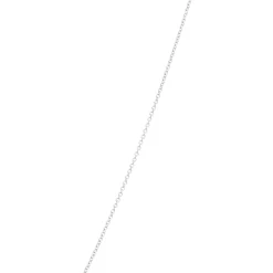Round Diamond in Graduated Sizes Necklace, 18K White Gold Clearance