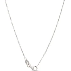 Round Emerald Pendant with Diamond Halo, 14K White Gold Best