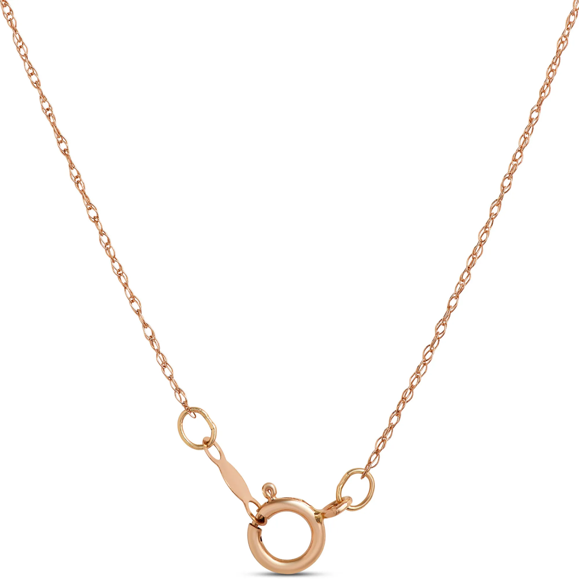Round Morganite and Diamond Halo Pendant Necklace, 1/10 Carat, 14K Rose Gold Clearance