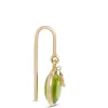 Round Peridot Earrings, 14K Yellow Gold Discount