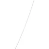 Round Sapphire and Diamond Necklace, ½ Carat, 18K White Gold Outlet