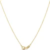 Round Sapphire Diamond Halo Pendant Necklace, 14K Yellow Gold New