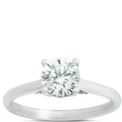 Signature Round Solitaire Diamond Engagement Ring, Platinum Online