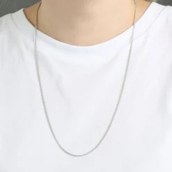 Round Wheat Chain in Silver, 24" Online