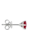 Ruby Martini Studs, 14K White Gold Outlet